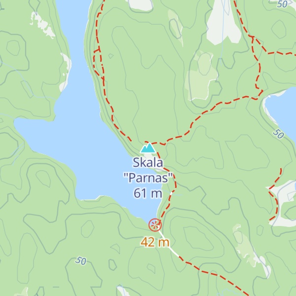 Map of Skala "Parnas"