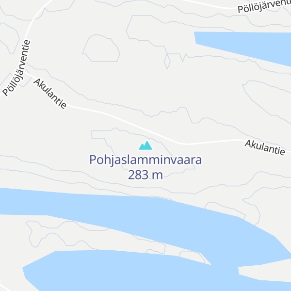 Map of Pohjaslamminvaara