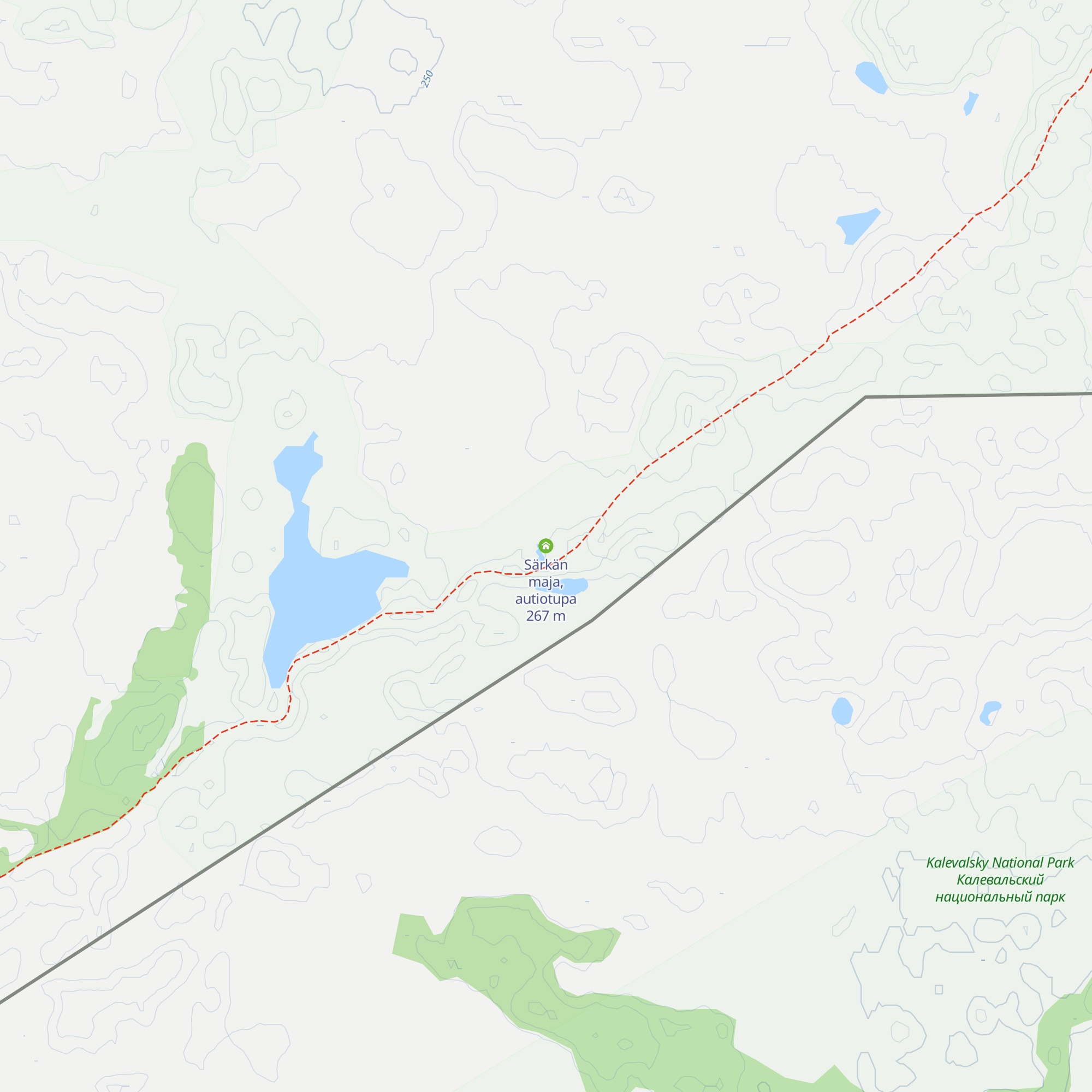 Särkän maja, autiotupa map