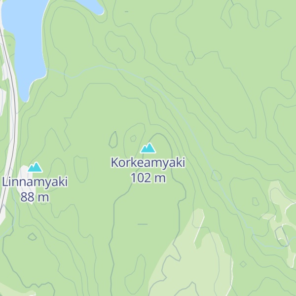 Map of Korkeamyaki