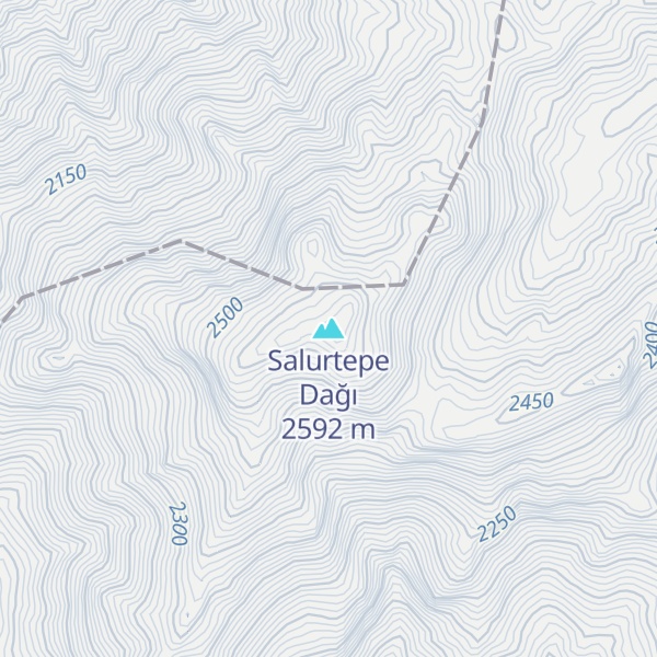 Map of Salurtepe Dağı
