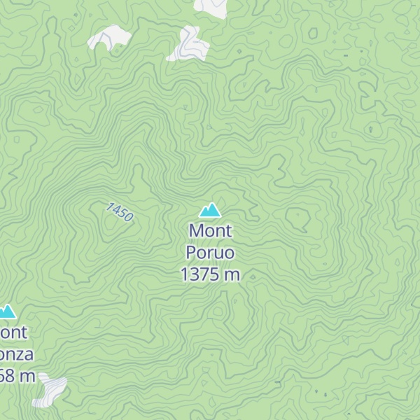 Map of Mont Poruo