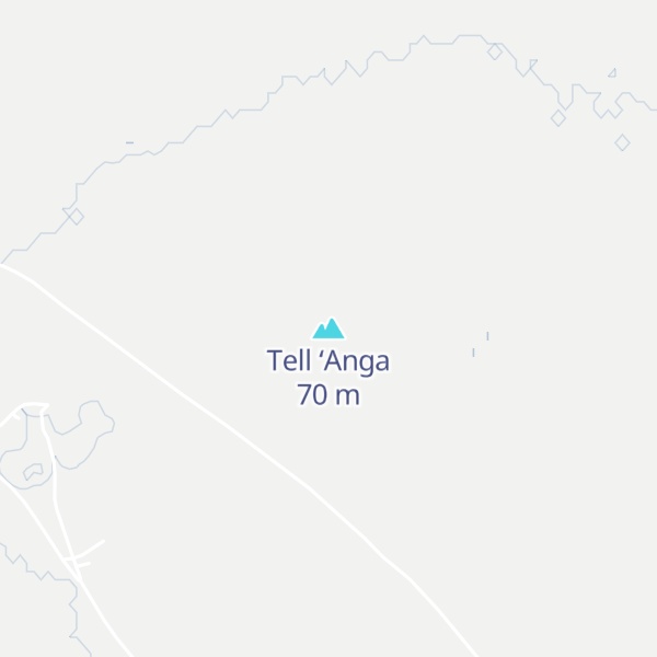 Map of Tell ‘Anga