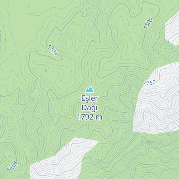 Map of Eşler Dağı