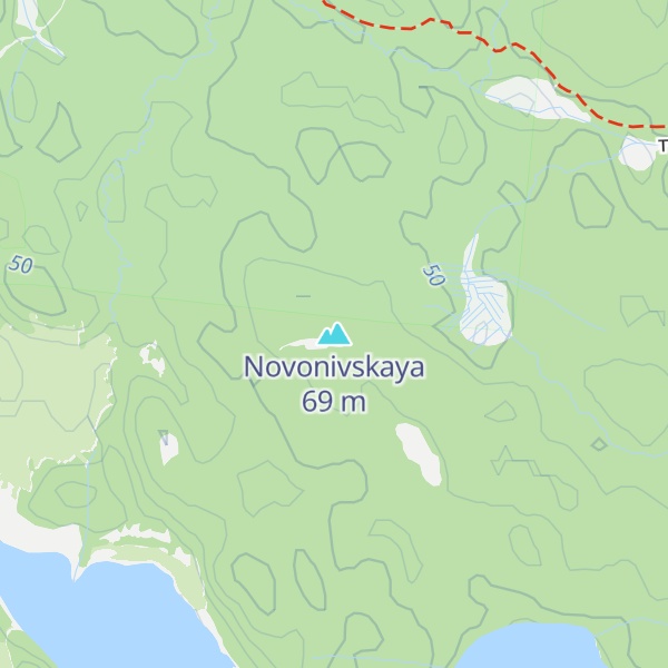 Map of Novonivskaya