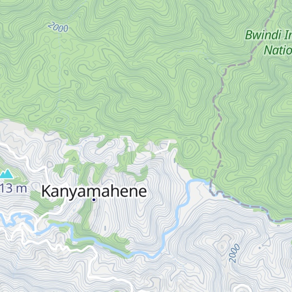 Map of Gorill Hill Lodge Rushaga