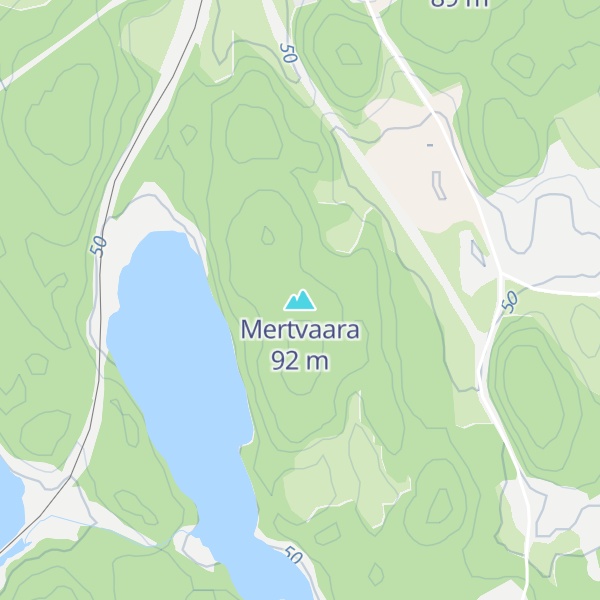 Map of Mertvaara