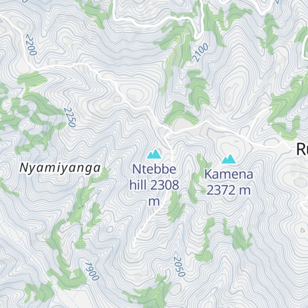 Map of Ntebbe hill