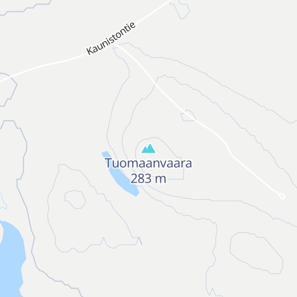 Map of Tuomaanvaara