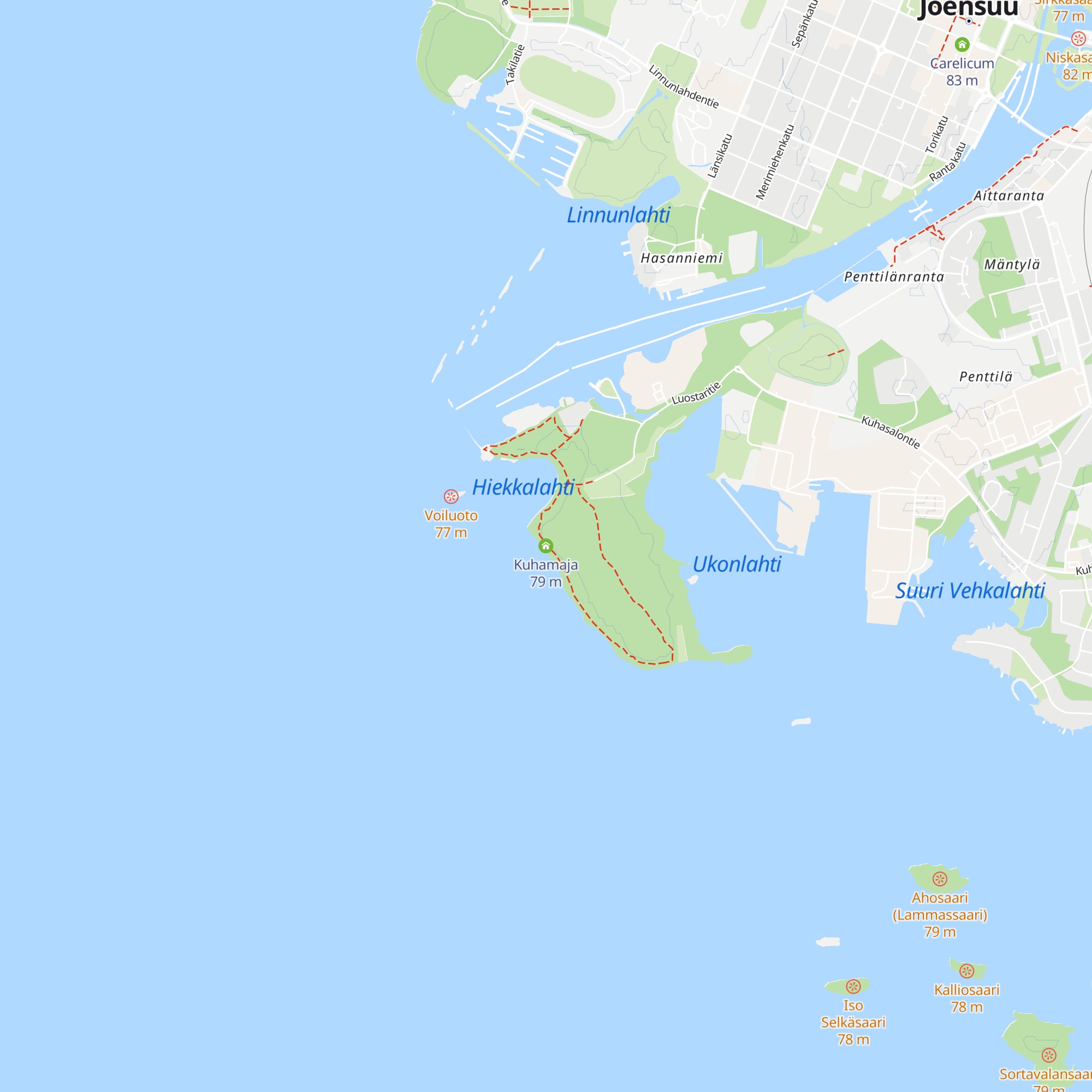 Kuhamaja map