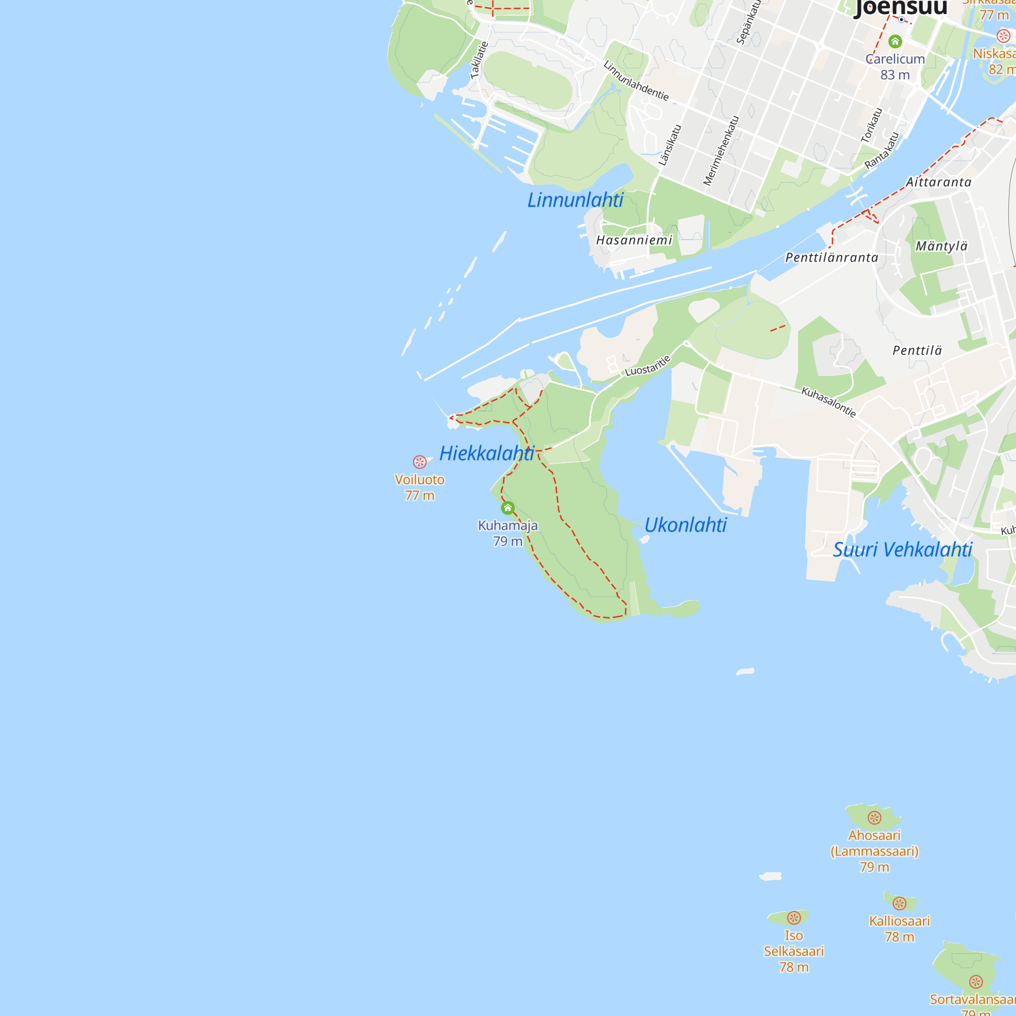 Kuhamaja map