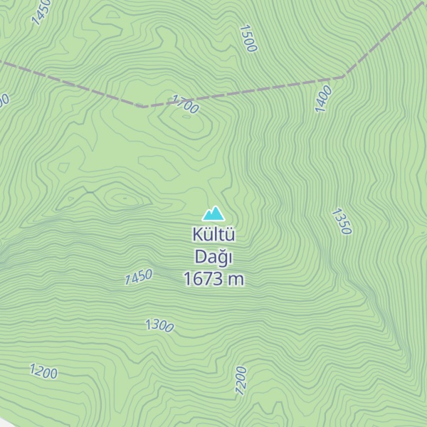 Map of Kültü Dağı
