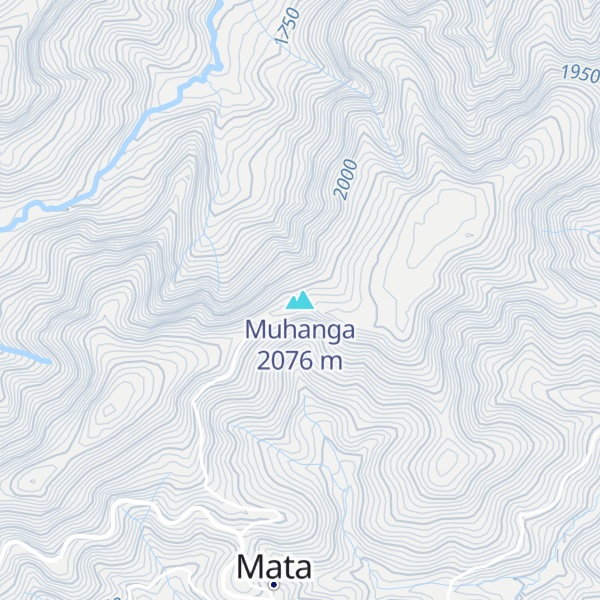Map of Muhanga