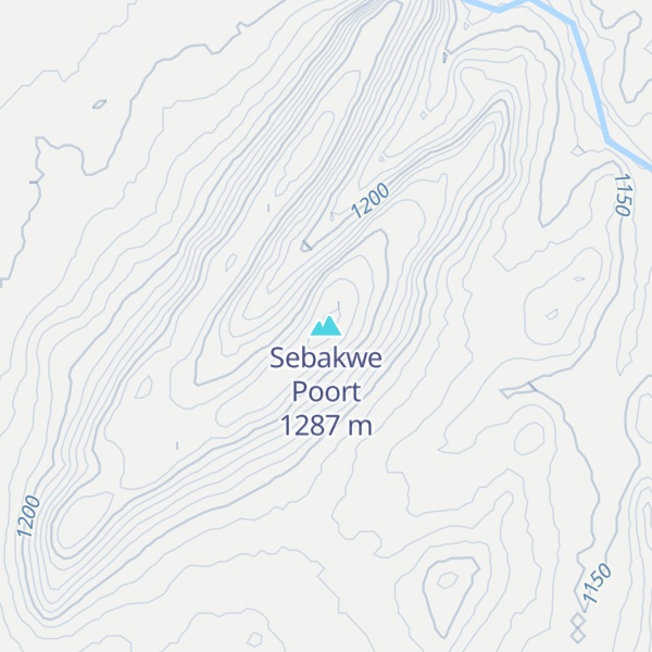 Map of Sebakwe Poort