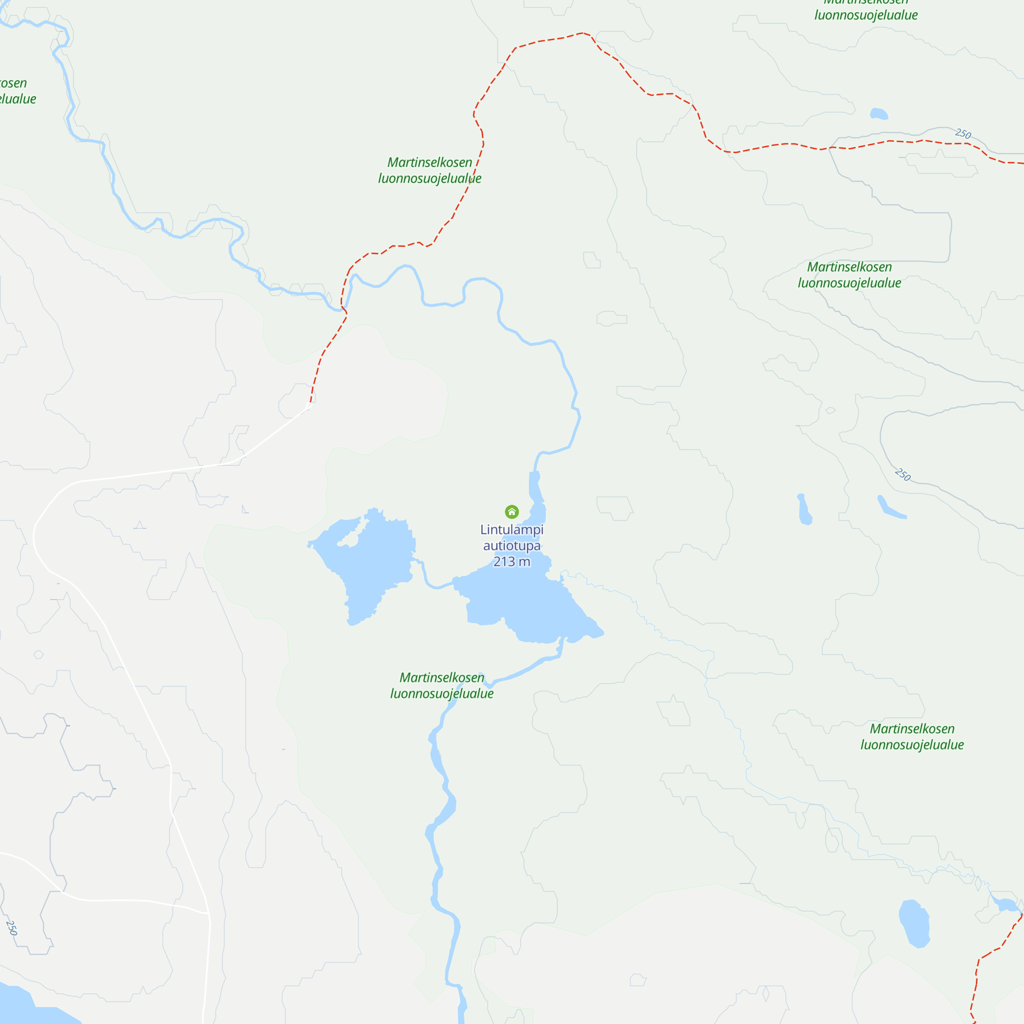 Lintulampi autiotupa map
