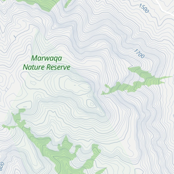 Map of Marwaga Mountain
