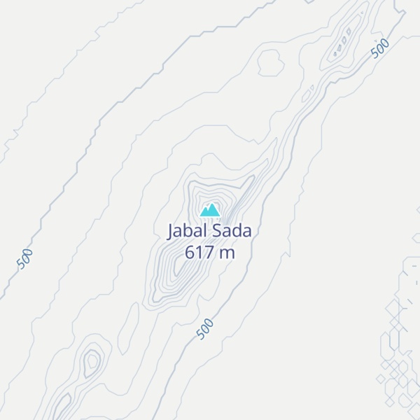 Map of Jabal Sada