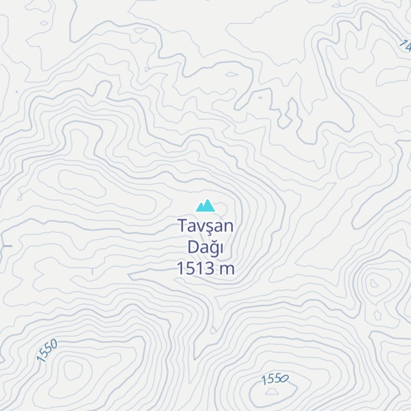 Map of Tavşan Dağı