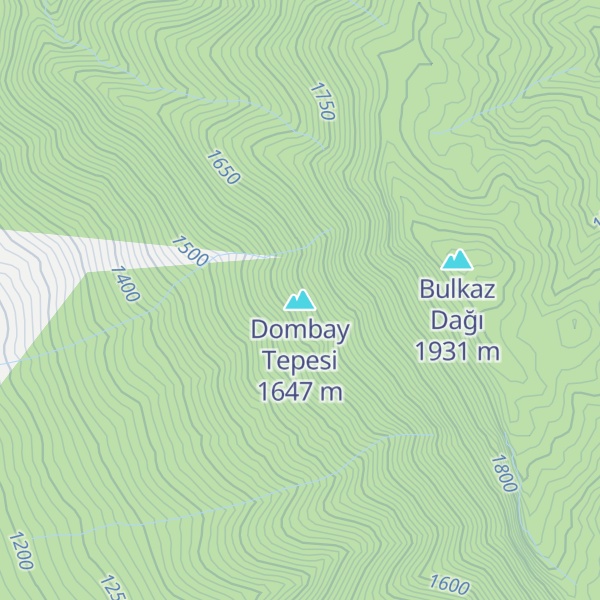 Map of Dombay Tepesi