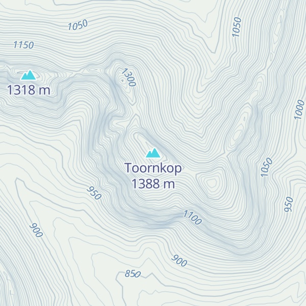 Map of Toornkop