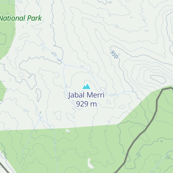 Map of Jabal Merri