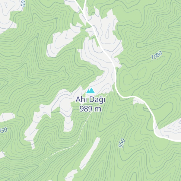 Map of Ahı Dağı