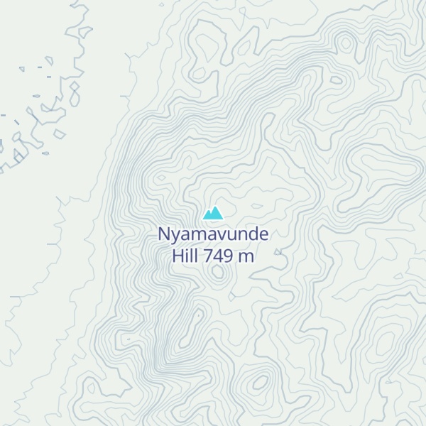 Map of Nyamavunde Hill