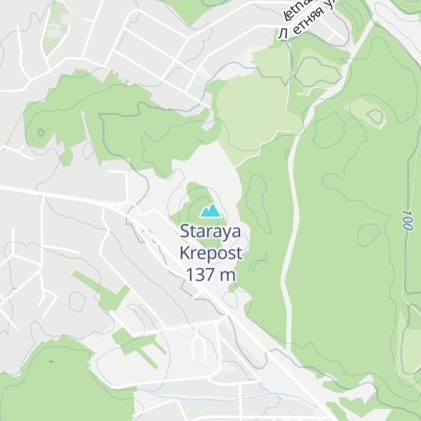 Map of Staraya Krepost