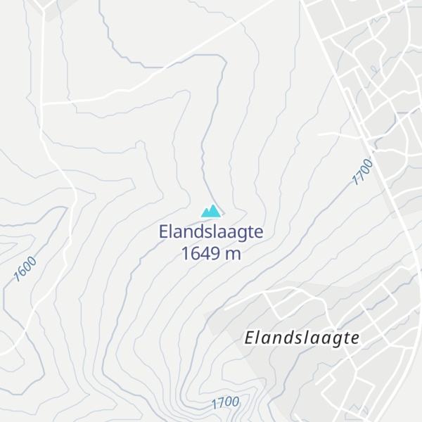 Map of Elandslaagte