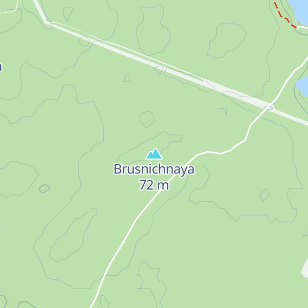 Map of Brusnichnaya