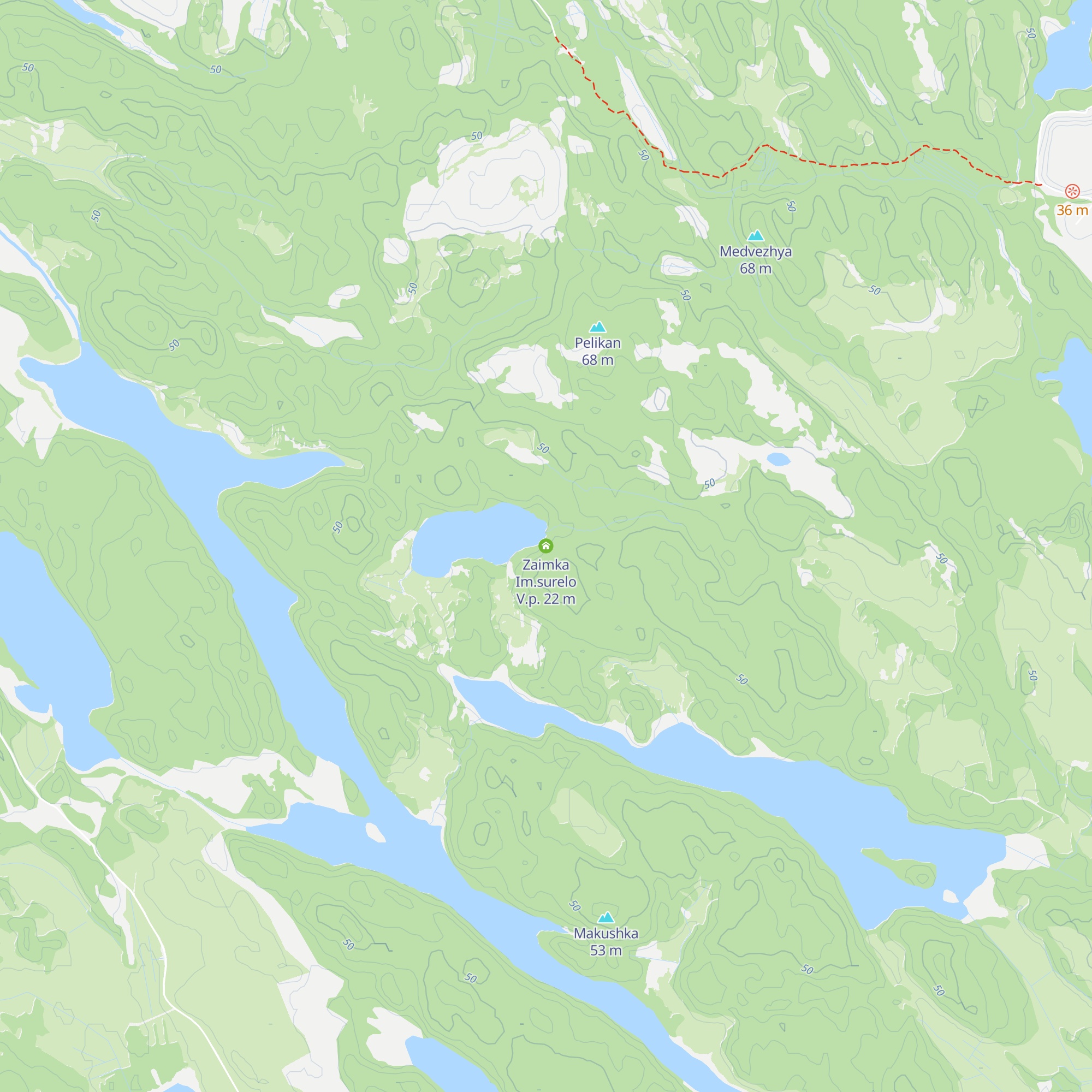 Zaimka Im.surelo V.p. map