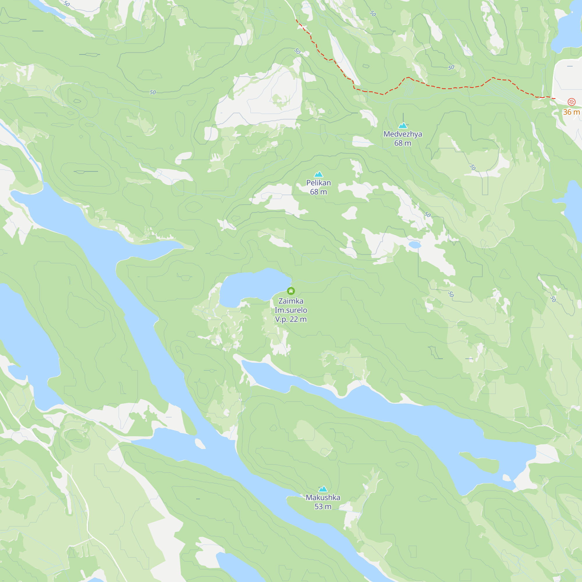 Zaimka Im.surelo V.p. map