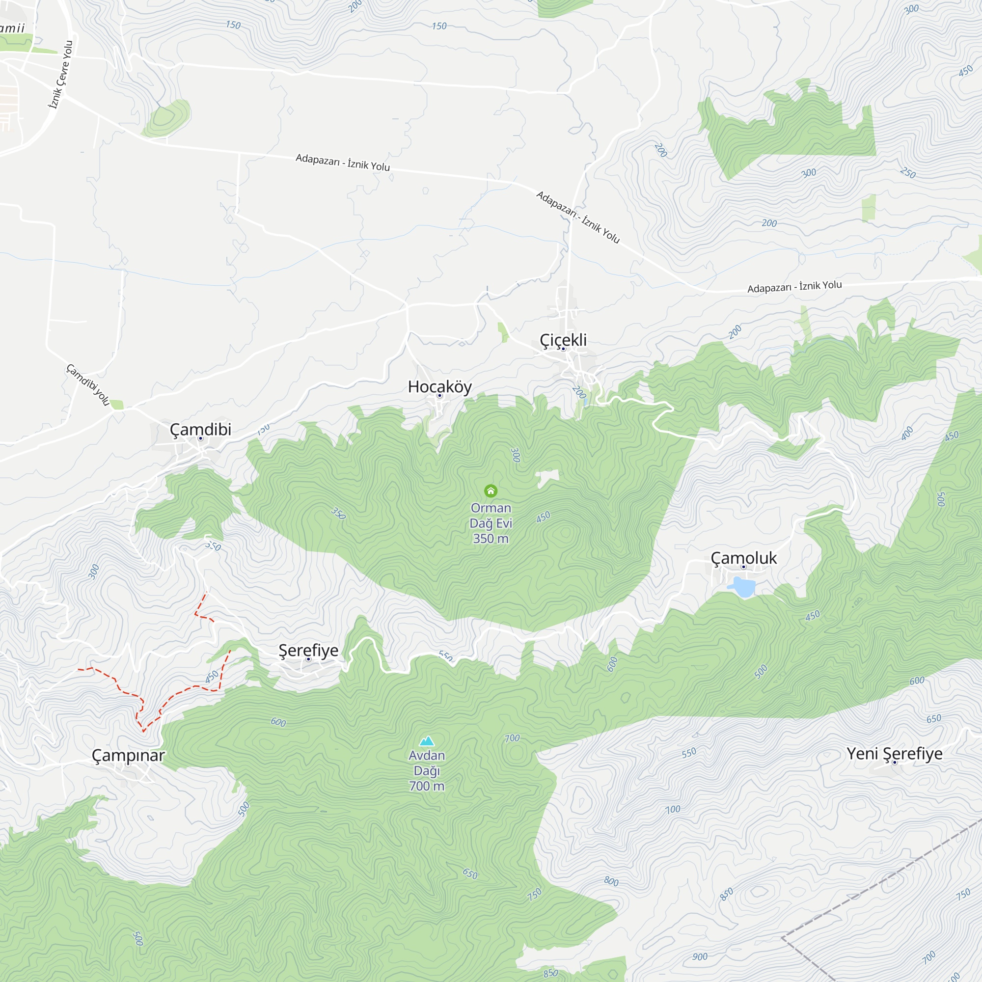 Orman Dağ Evi map
