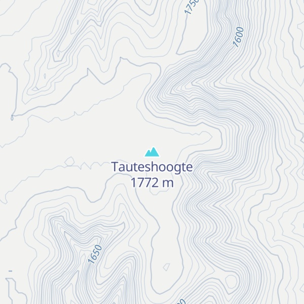 Map of Tauteshoogte