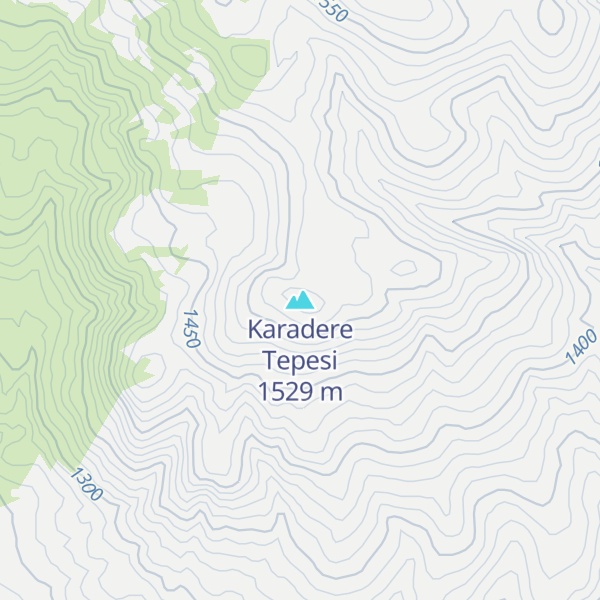 Map of Karadere Tepesi