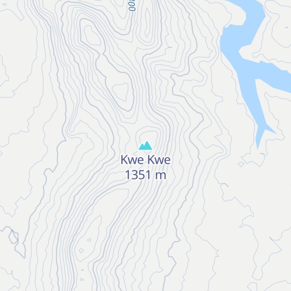 Map of Kwe Kwe