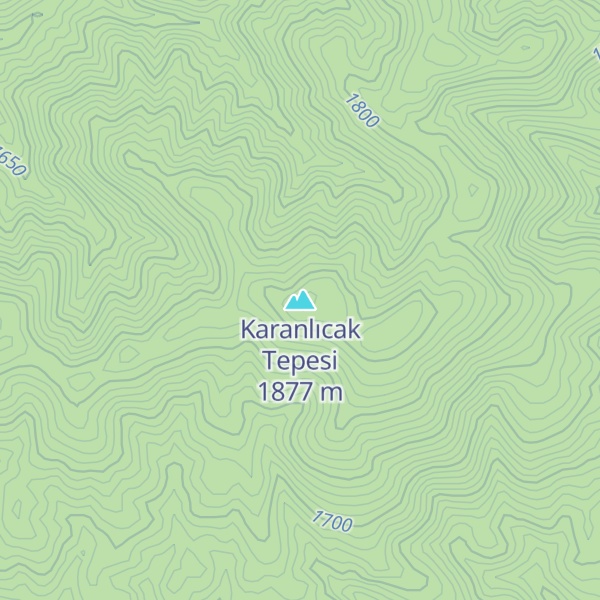 Map of Karanlıcak Tepesi