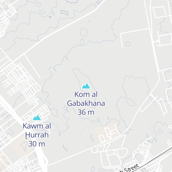 Map of Kom al Gabakhana