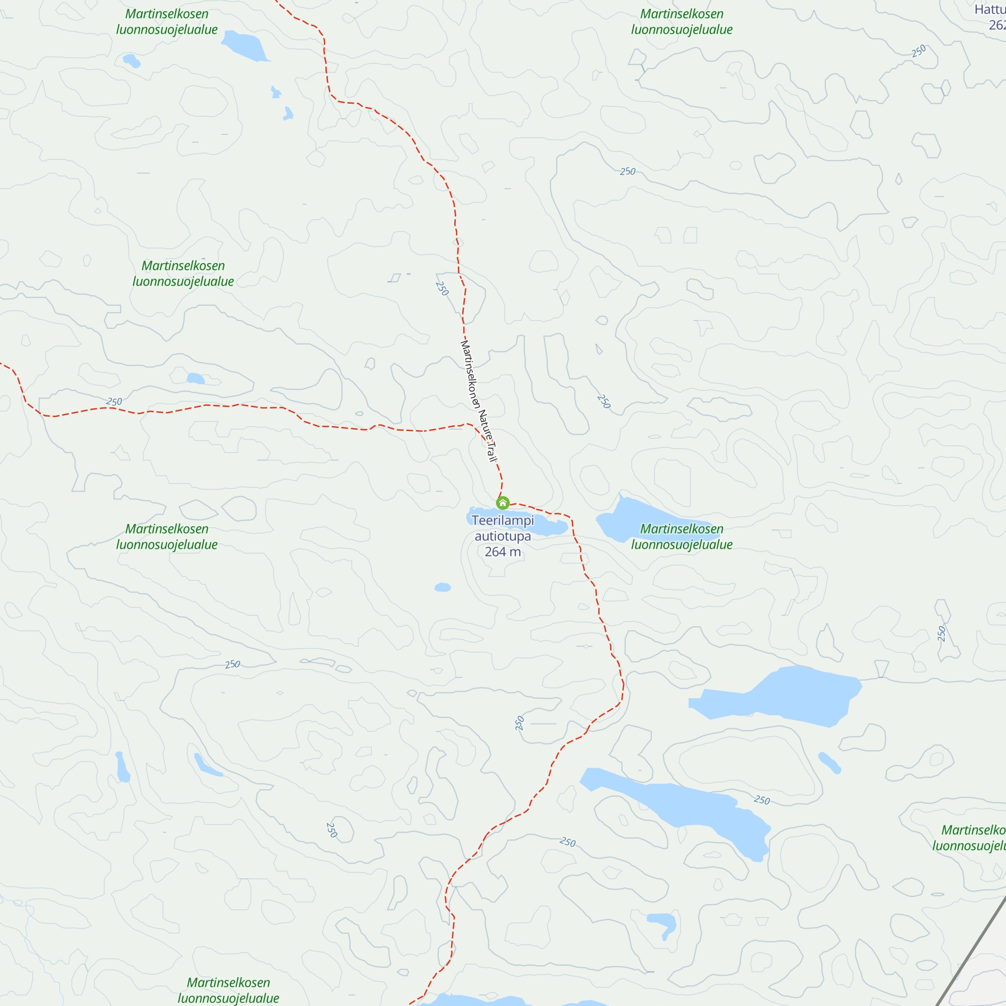 Teerilampi autiotupa map