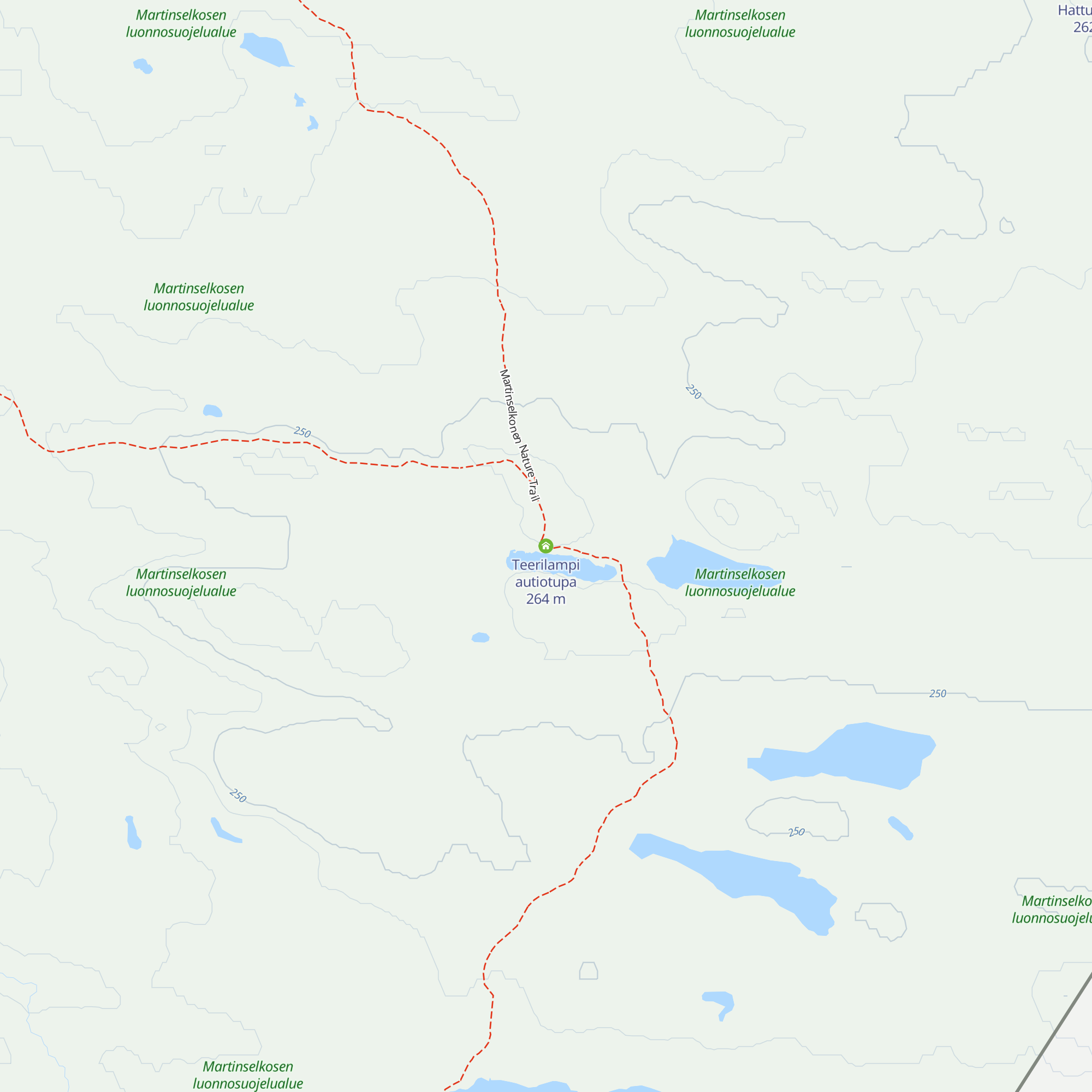 Teerilampi autiotupa map