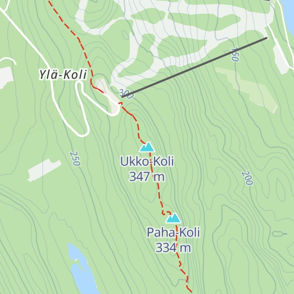 Map of Ukko-Koli