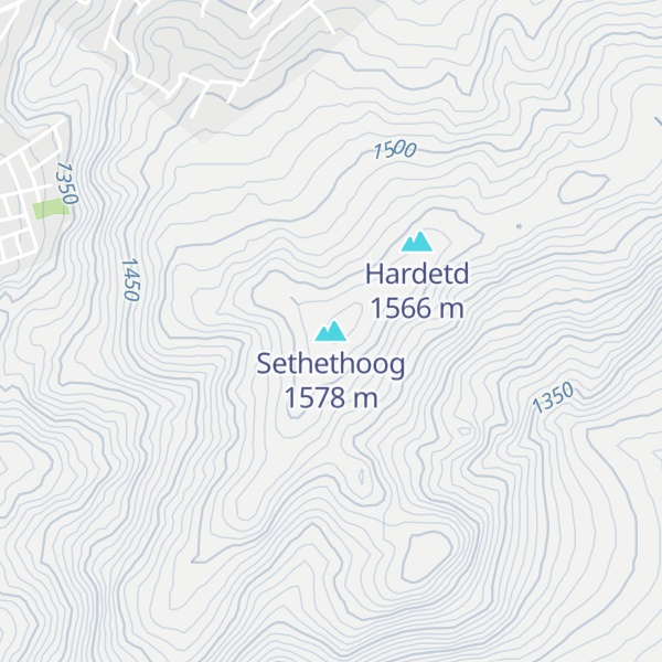 Map of Sethethoog