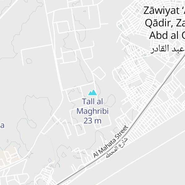 Map of Tall al Maghribi