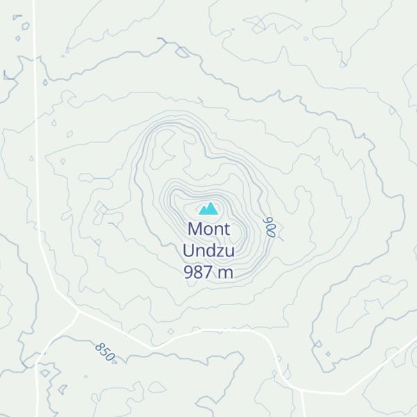 Map of Mont Undzu