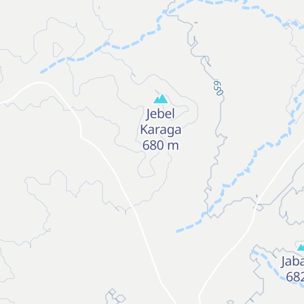 Map of Jebel Umm Turu