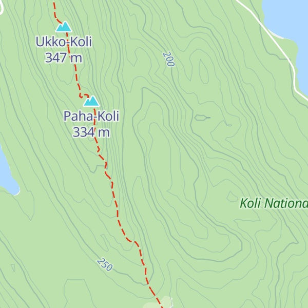 Map of Pieni-Koli