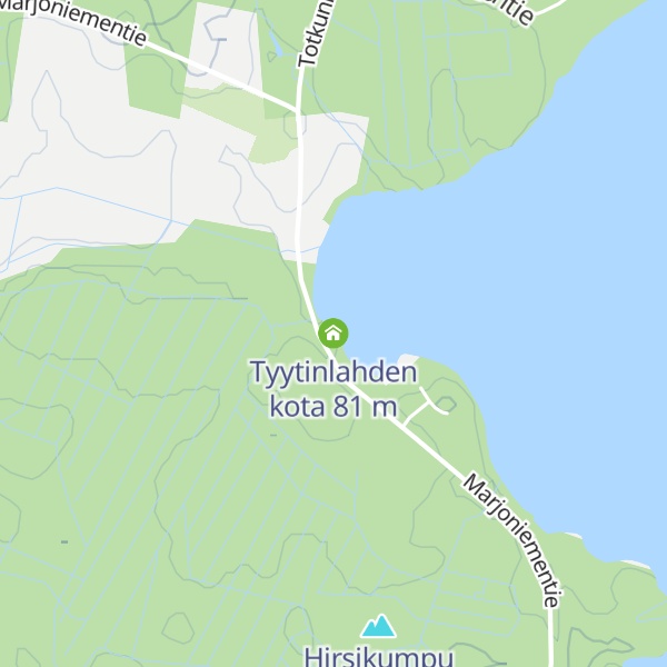 Map of Tyytinlahden kota