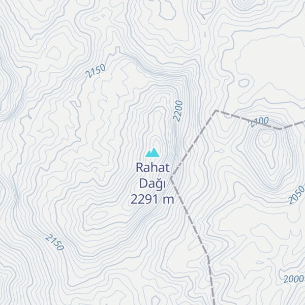 Map of Rahat Dağı