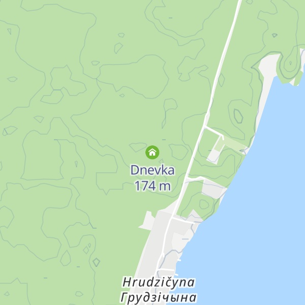 Map of Dnevka