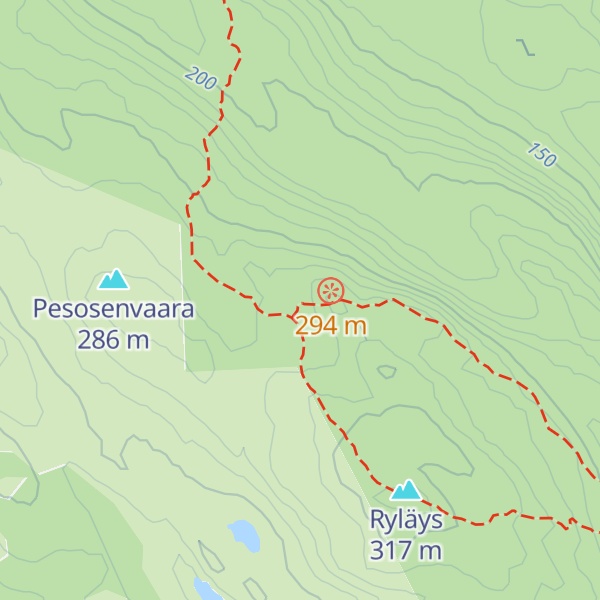 Map of Ryläyksen kota